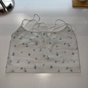 gilly hicks floral bralette/tank